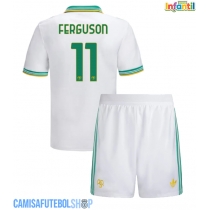 Camisa de time de futebol AS Roma Evan Ferguson #11 Replicas 3º Equipamento Infantil 2025-26 Manga Curta (+ Calças curtas)